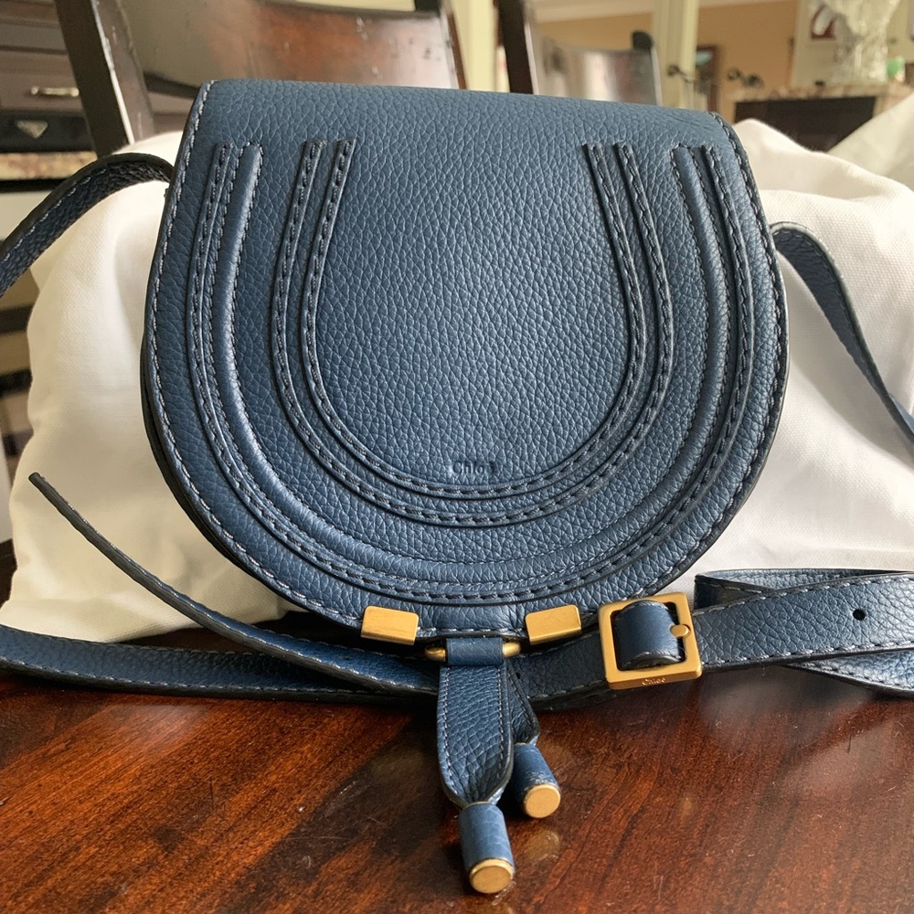 Chloe’ small leather saddle bag